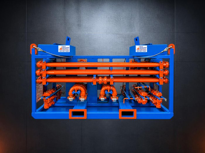 1502 Chiksan flowback iron rack