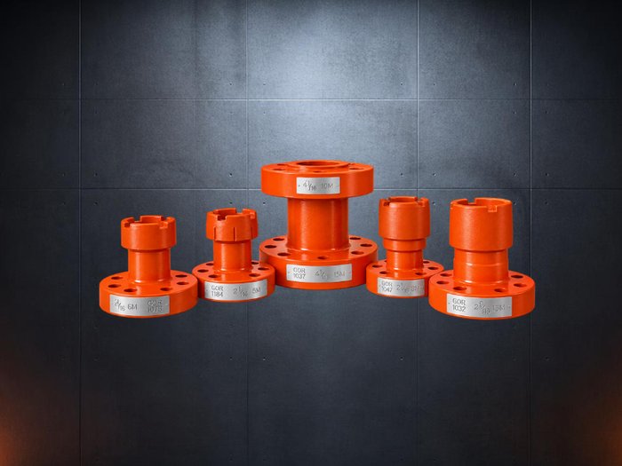 Flange adapter from the GOR inventory