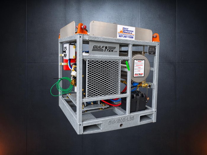Hot and cold water pressure washer unit