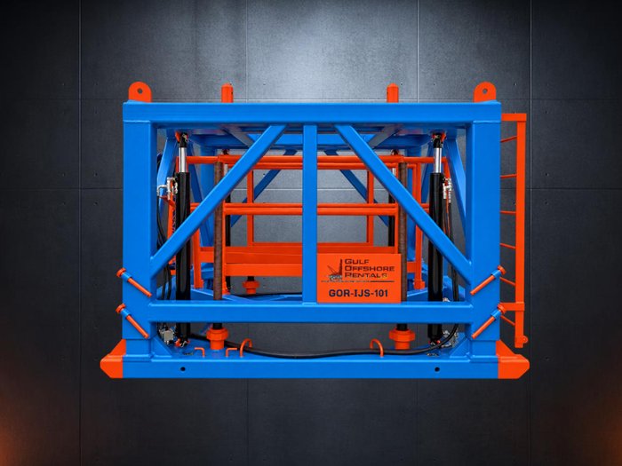GOR custom coil tubing jacking stand